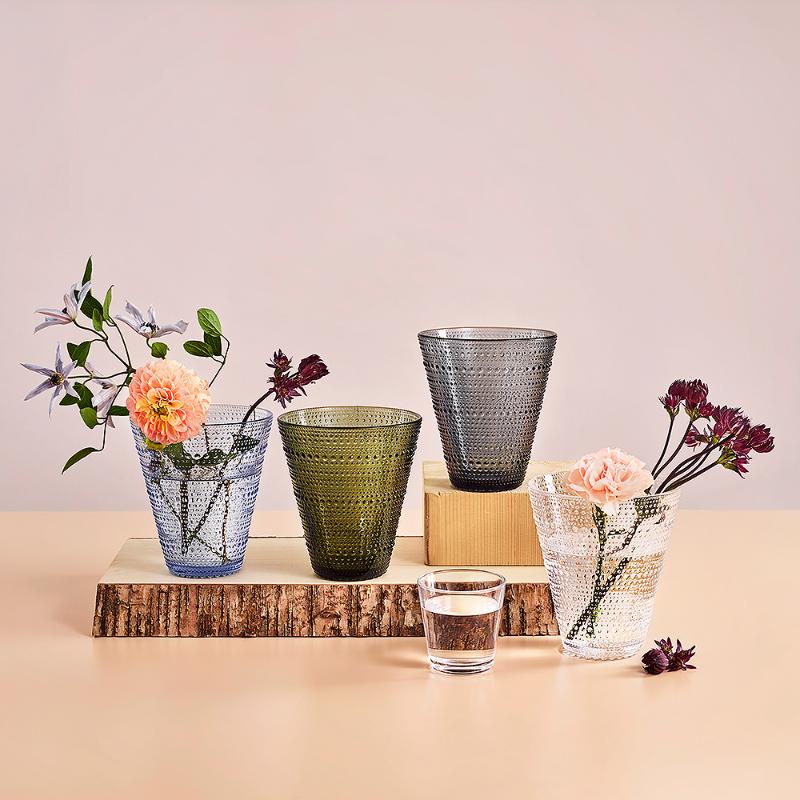 Kastehelmi vase 15,4 cm klar