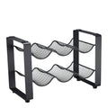 WineNest vinstativ 6 flasker svart