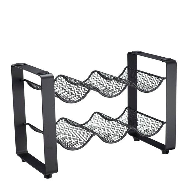 WineNest vinstativ 6 flasker svart
