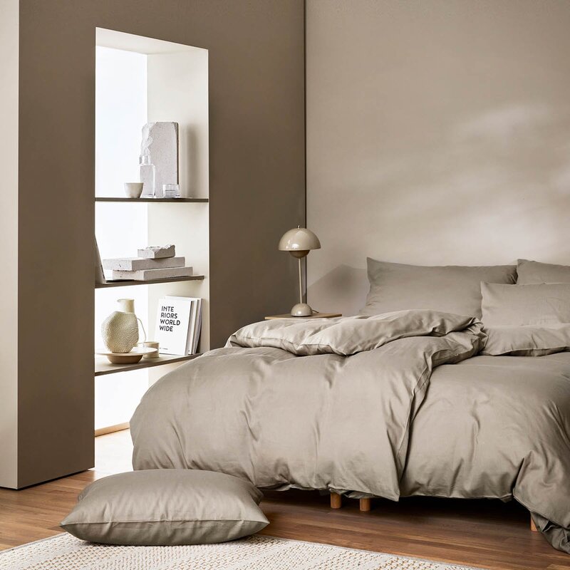Harmoni sengetøy 140x220 cm beige