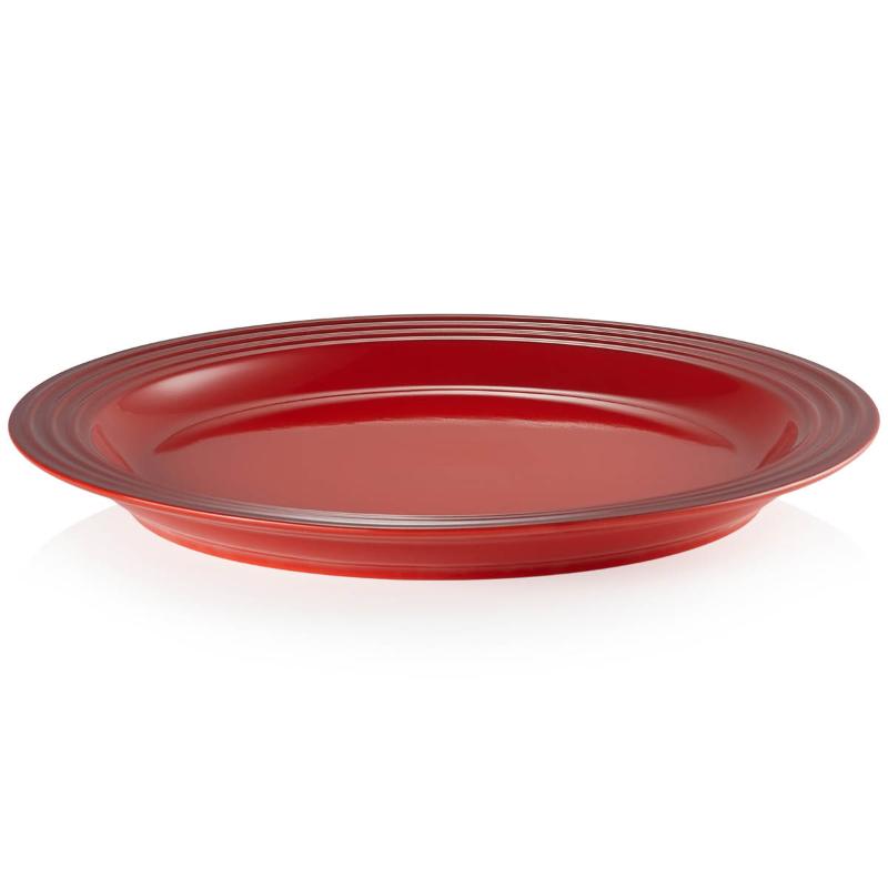Signature flat tallerken stentøy 27 cm cerise