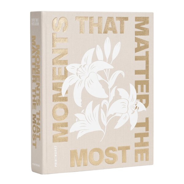 Fotoalbum moments that matters the most beige
