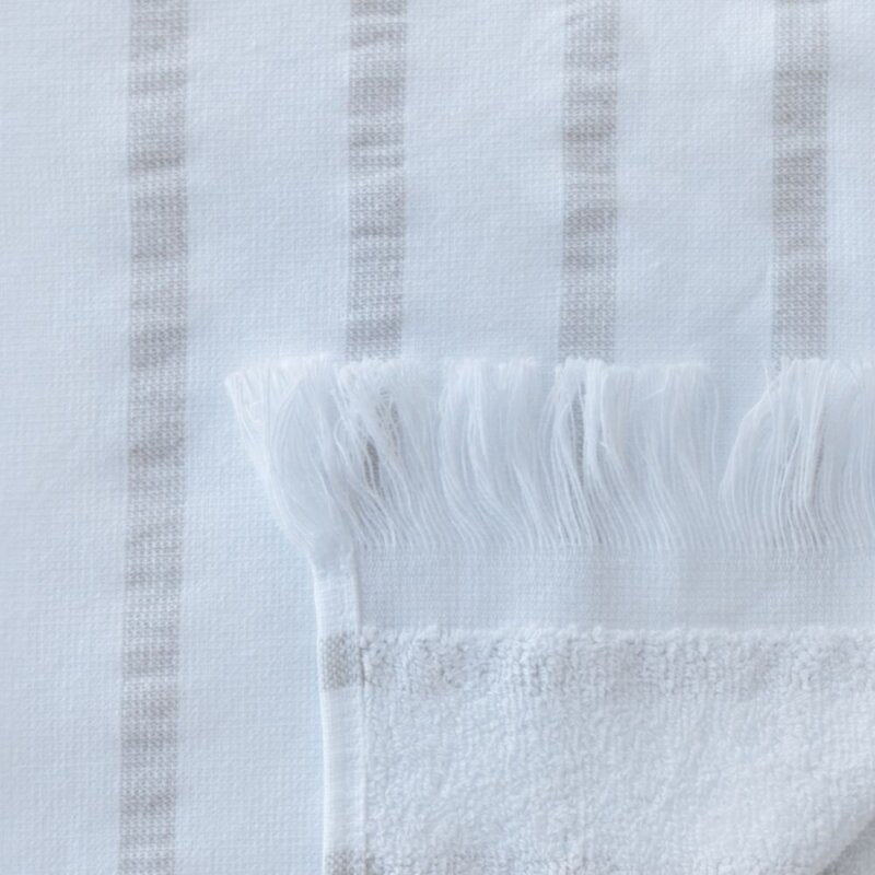 Bath Collection hamam håndkle 80x180 cm sand beige stripes