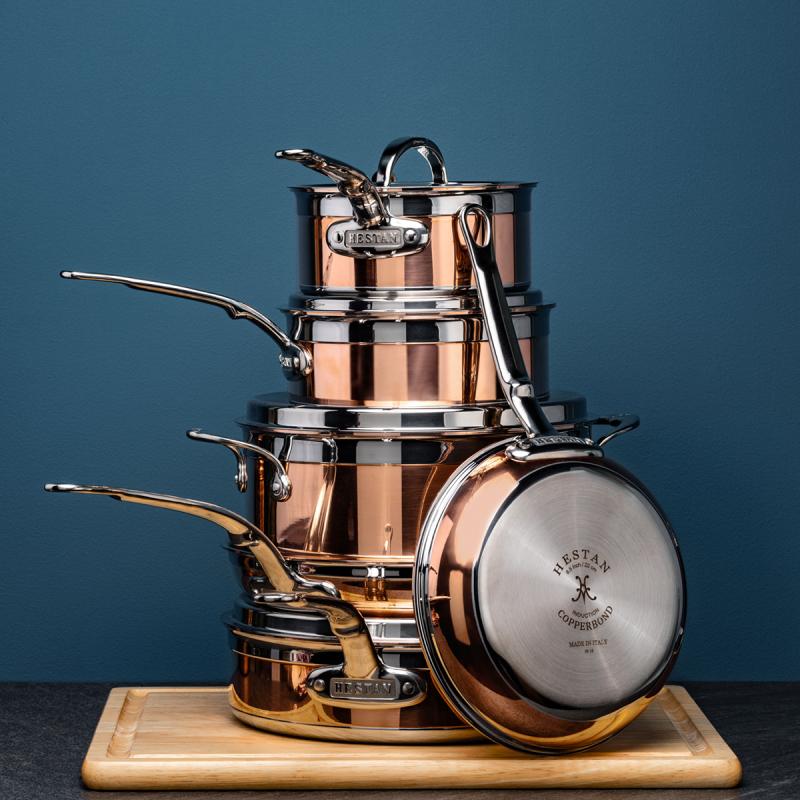 Copperbond grytesett 10 deler kobber
