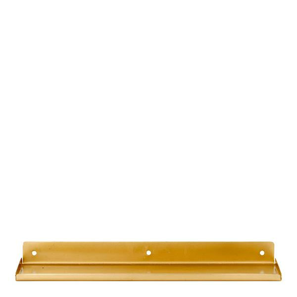 Ledge hylle 43 cm messing