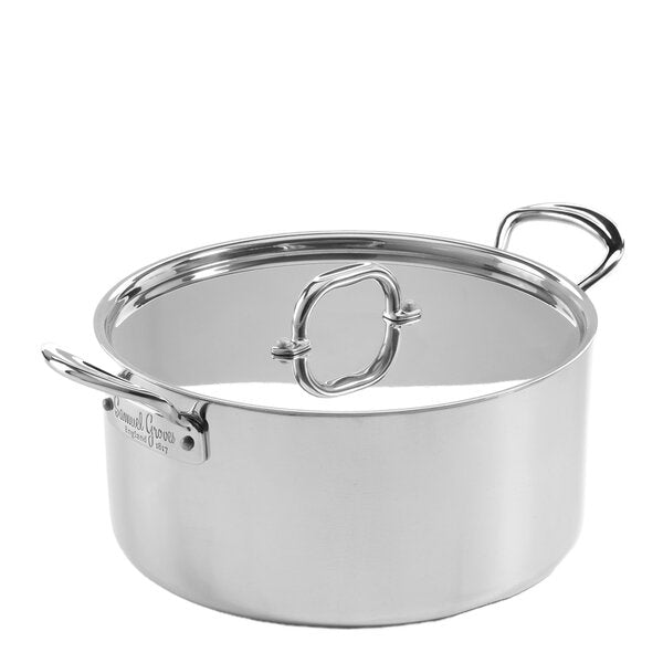 Gryte med lokk 5L rustfritt stål
