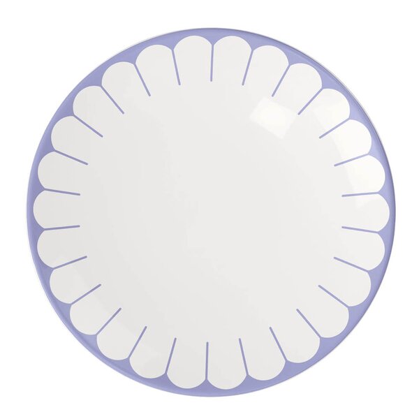 Fleur bleu frokosttallerken/desserttallerken 21 cm blå
