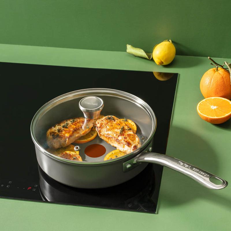 Renew+ sautépanne 24 cm grå