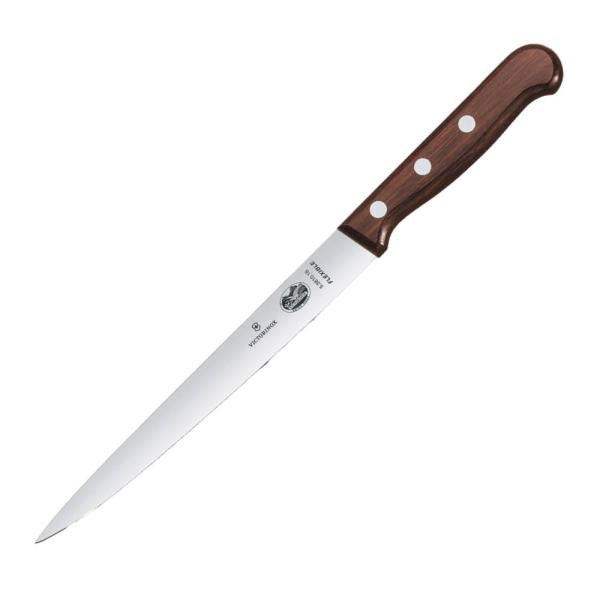 Pine filetkniv 18 cm brun