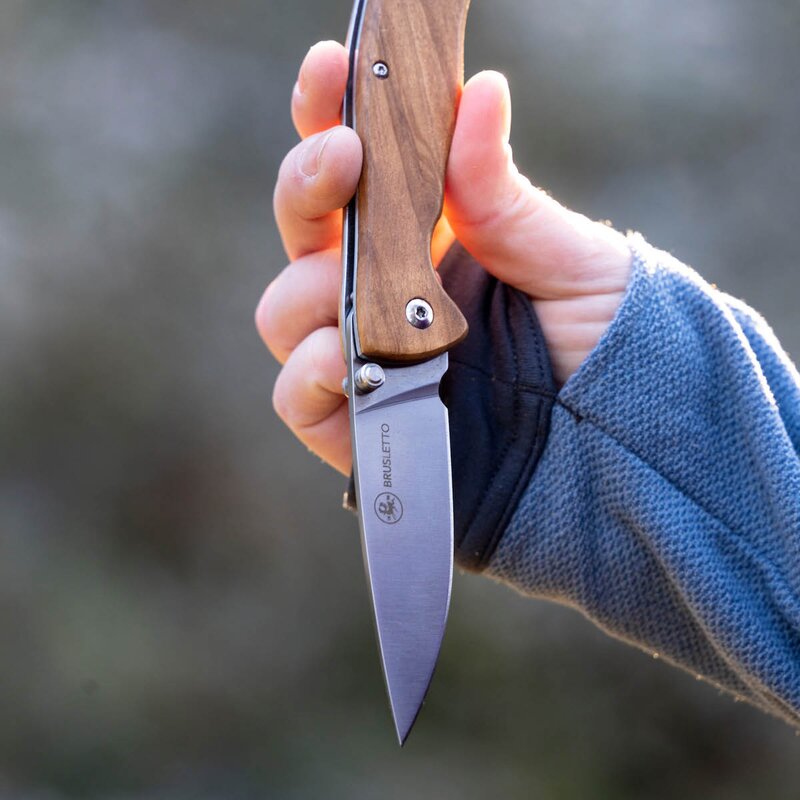 Lierne foldekniv 19,5 cm oliventre