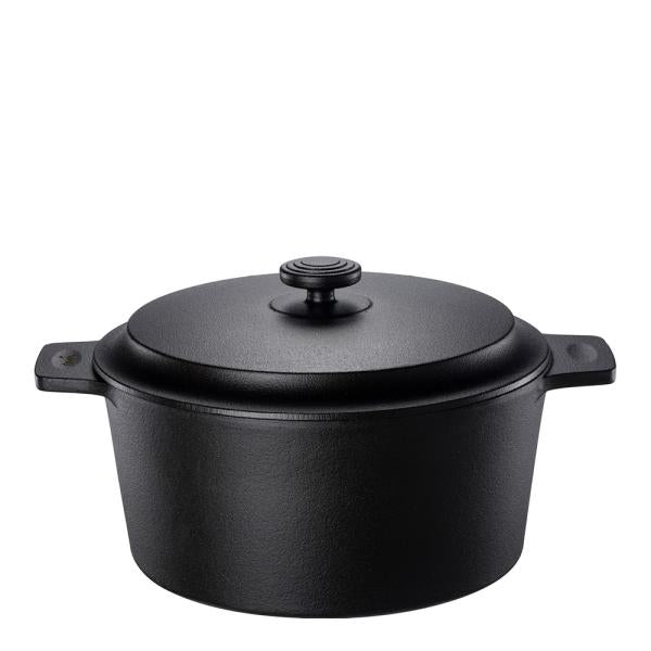 Moi støpejernsgryte 4,4L svart