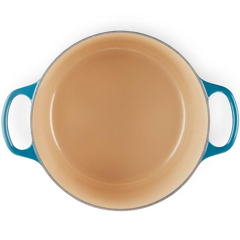 Signature støpejernsgryte rund 24 cm 5L deep teal