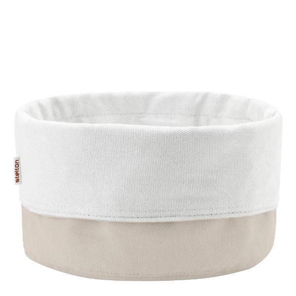 Classic brødpose stor 23x21 cm sand/hvit