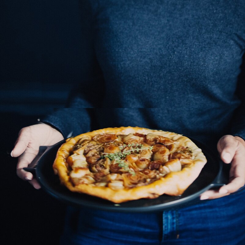 Ildfast form tarte tartin 2,2L mørk grå