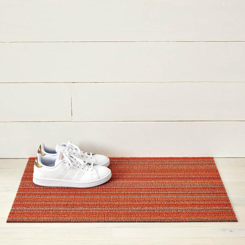 Skinny Stripe dørmatte 46x71 cm orange