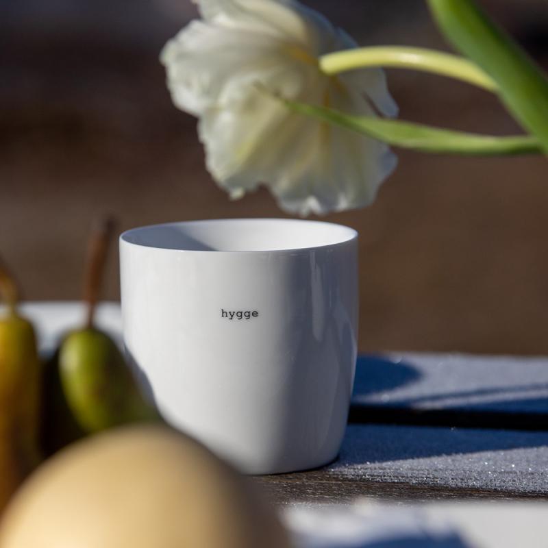 Krus hygge 30 cl hvit