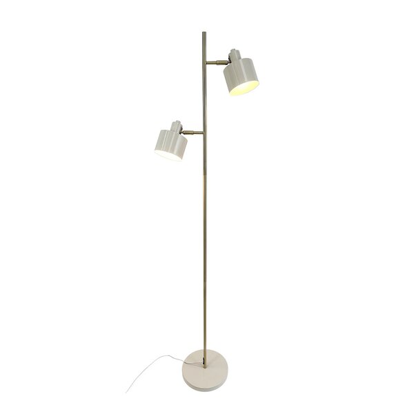 Ocean gulvlampe 160 cm beige/messing