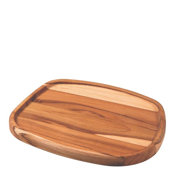 Tallerken tapas 24x21 cm teak