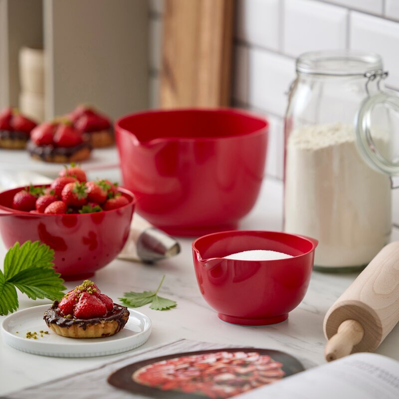 Margrethe bakebolle 3L rød