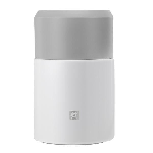Thermo mattermos m/skje 70 cl sølv/hvit