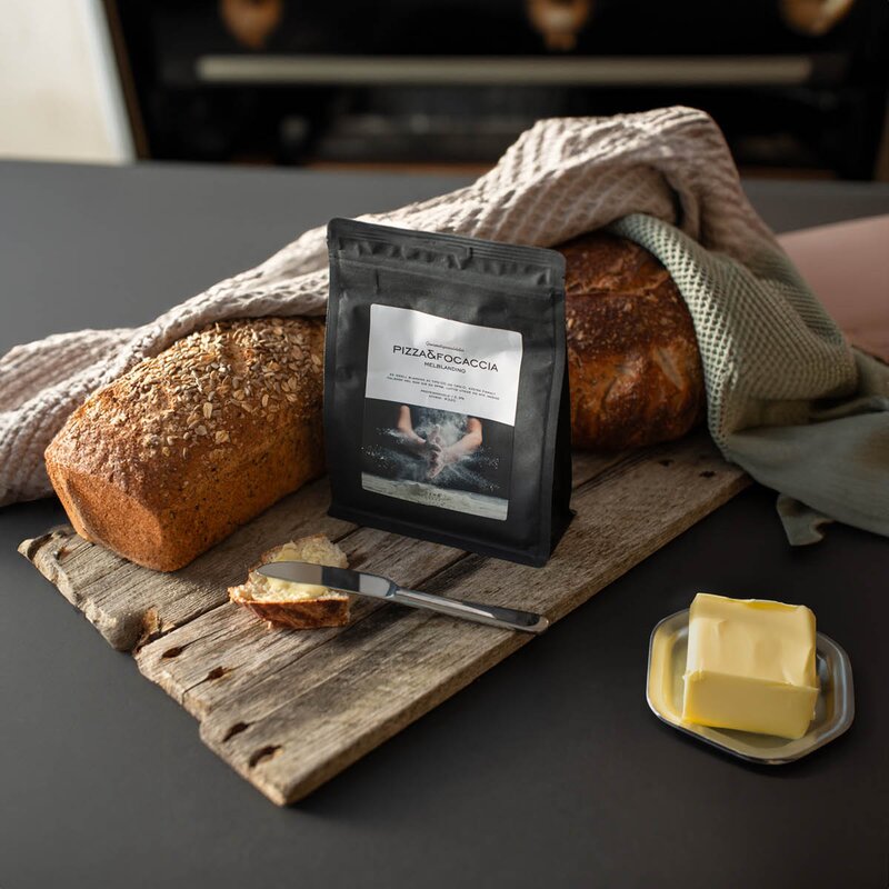 Gourmet pizza-og focaccia melblanding 350g