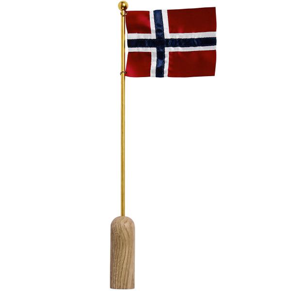 Norsk bordflagg 40 cm stang