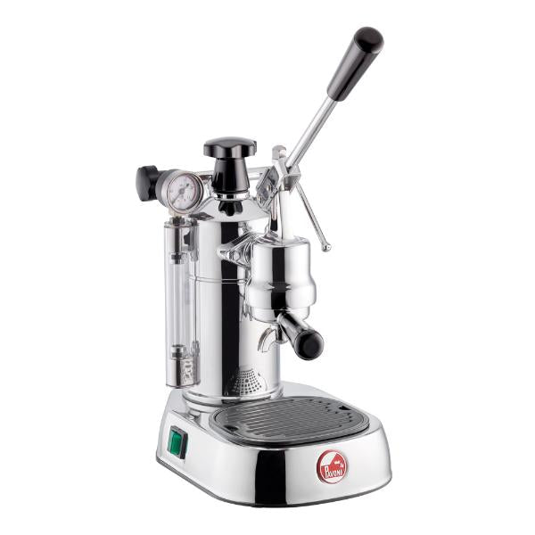 Lever manuell espressomaskin 0,8L professional lusso stål