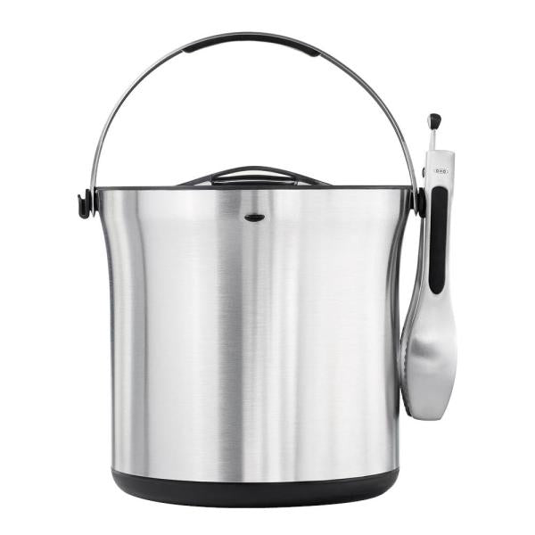 Steel isbøtte m/tang 3,7L