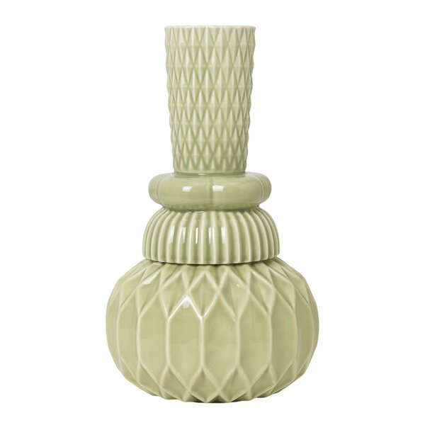 Samsurium Honkadonka vase 26,5 cm wasabi