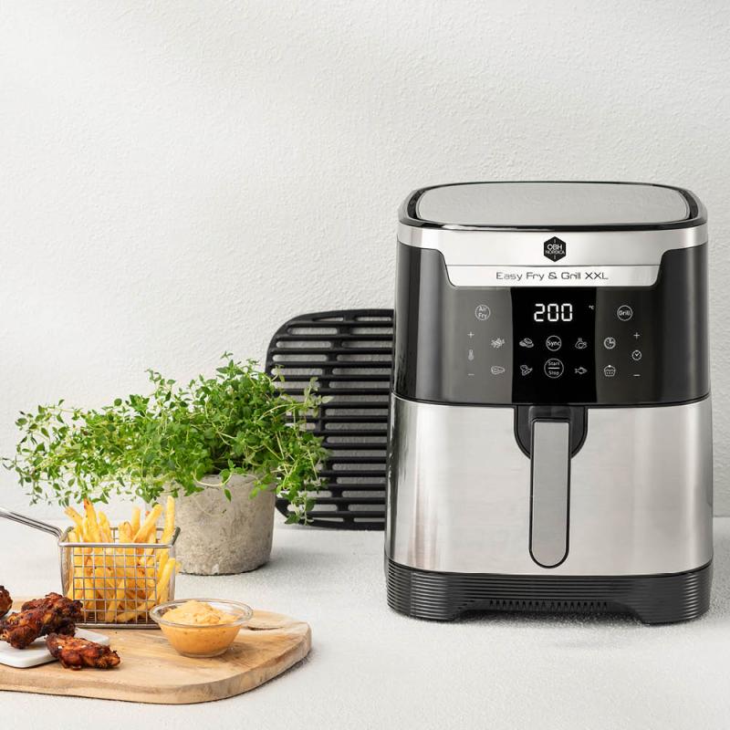 Easy Fry & Grill XXL airfryer 6,5L 2-in-1 silver