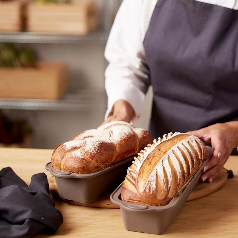 Brødform 24 cm silikon latte