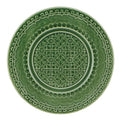 Rua Nova tallerken flat 22 cm grønn