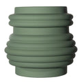 Mila vase 26,5x25 cm grønn