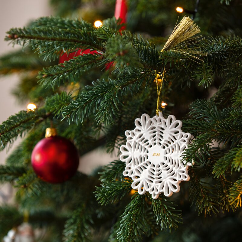 Christmas Classic juletrepynt snøflak 10 cm